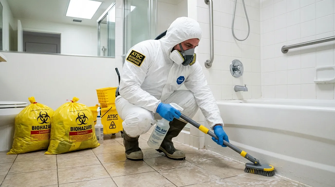 Decontamination equipment deployed for Blood Cleanup in Portola Hills